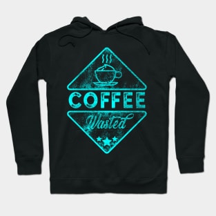 Cute & Funny Coffee Wasted Retro Caffeine Pun Hoodie